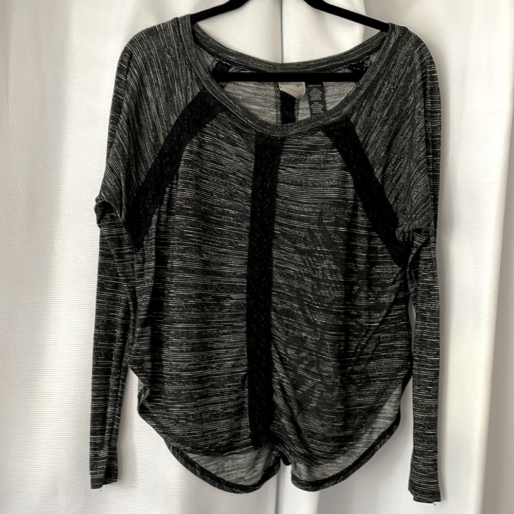 Harley Davidson Long Sleeve Shirt with lace trim detail